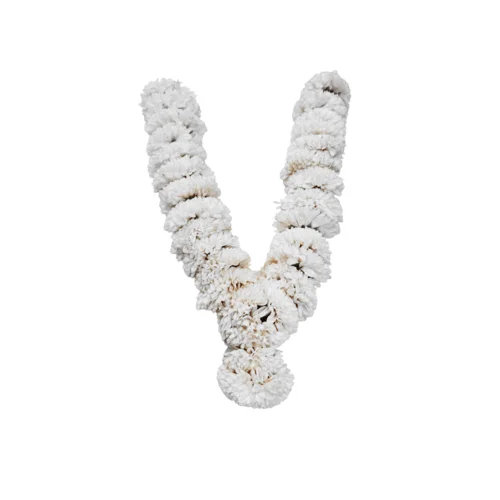 Chrysanthemum Guldavari Flower String 40cm Enhance Your Pooja